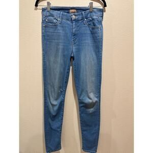 Mother High waisted skinny jeans the looker chill size 27